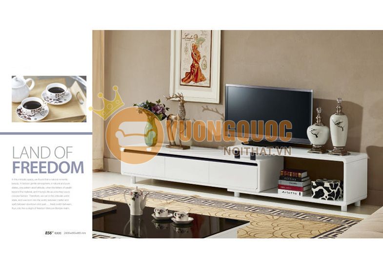 Các mẫu kệ tivi gỗ công nghiệp phong cách cổ điển